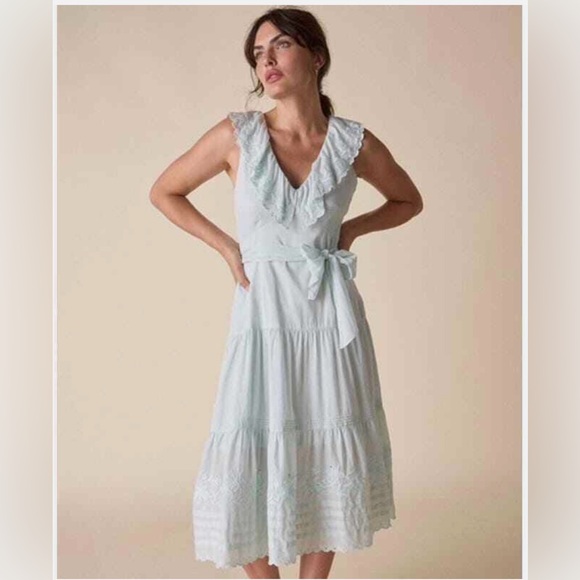 St. Roche Nightingale Dress in Minty (light green) Size 8/Medium NEW - Picture 9 of 13